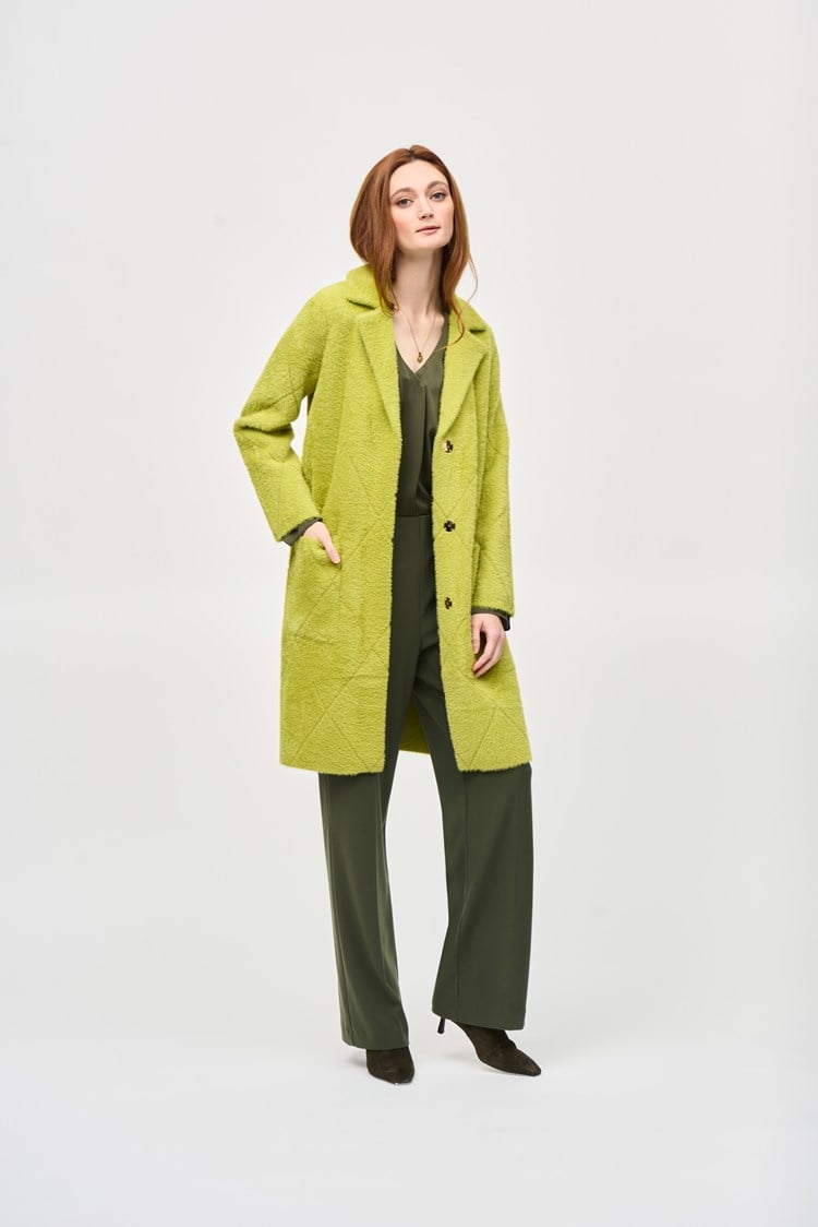 Notched Colour Coat Wasabi