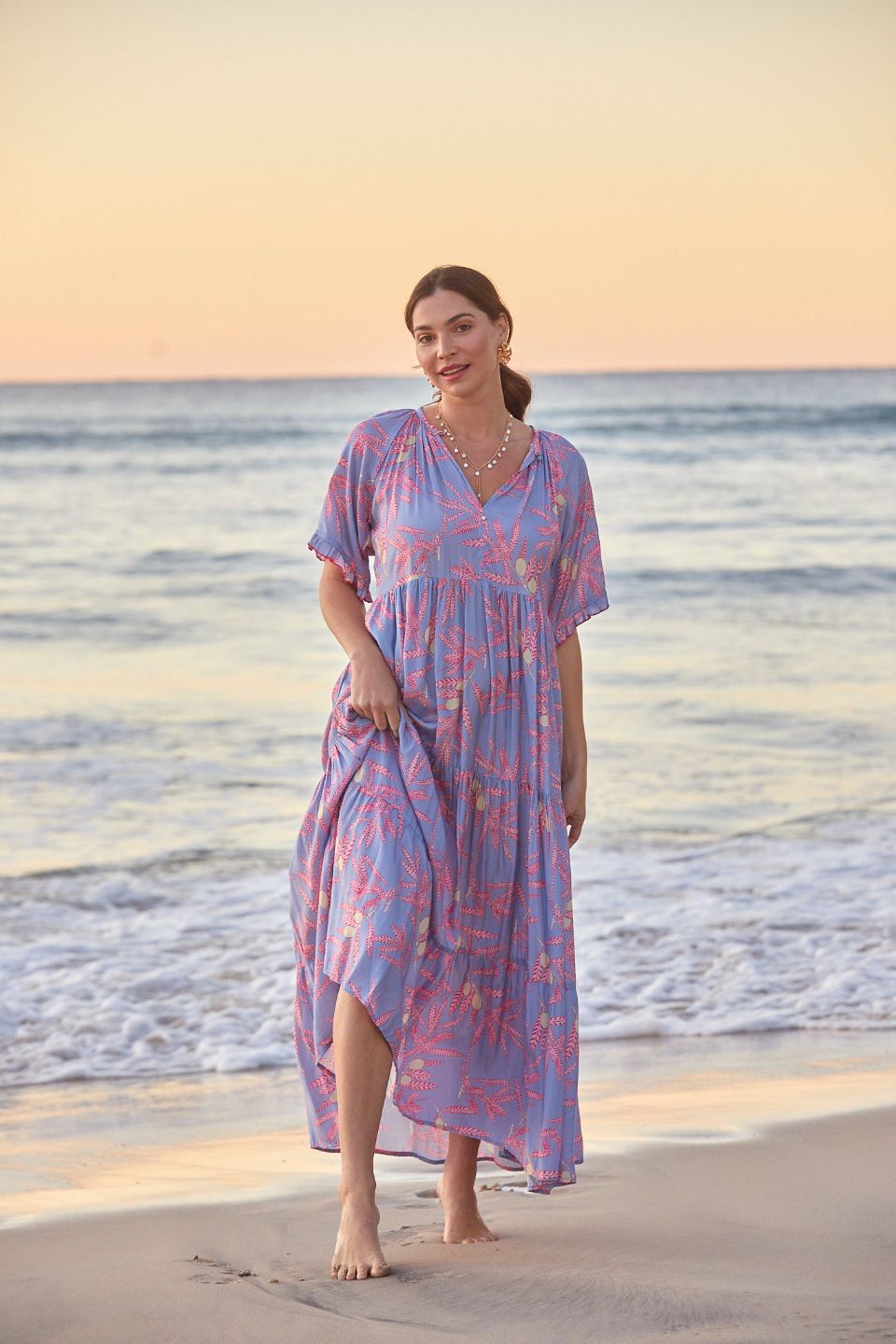 Amisha Maxi Dress Sakura