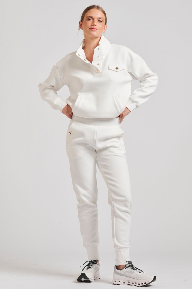 Lux Suba Pullover White