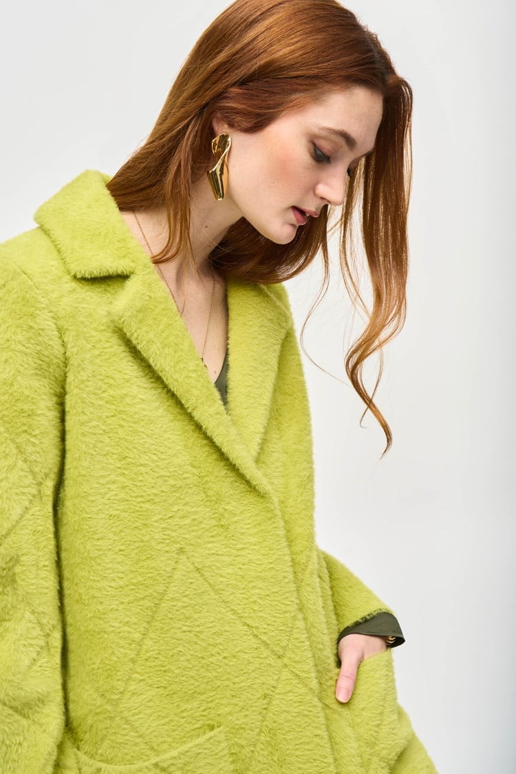 Notched Colour Coat Wasabi