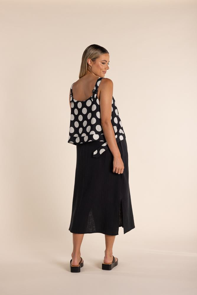 Strappy Dress Spot Bodice