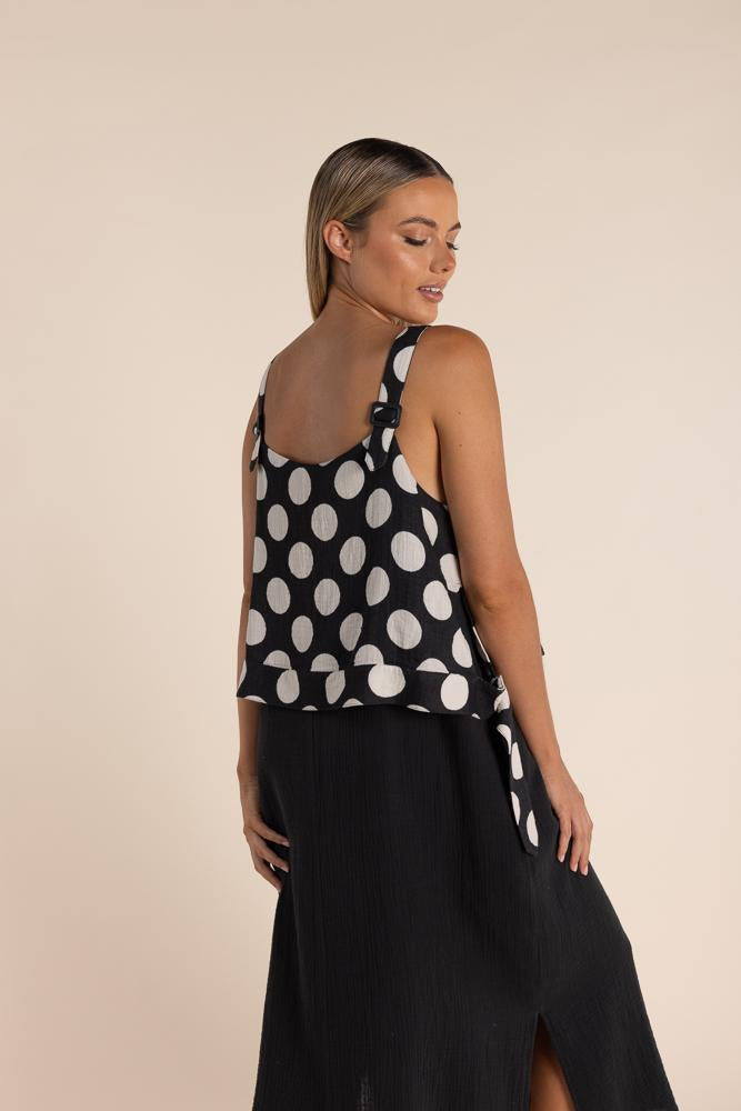 Strappy Dress Spot Bodice