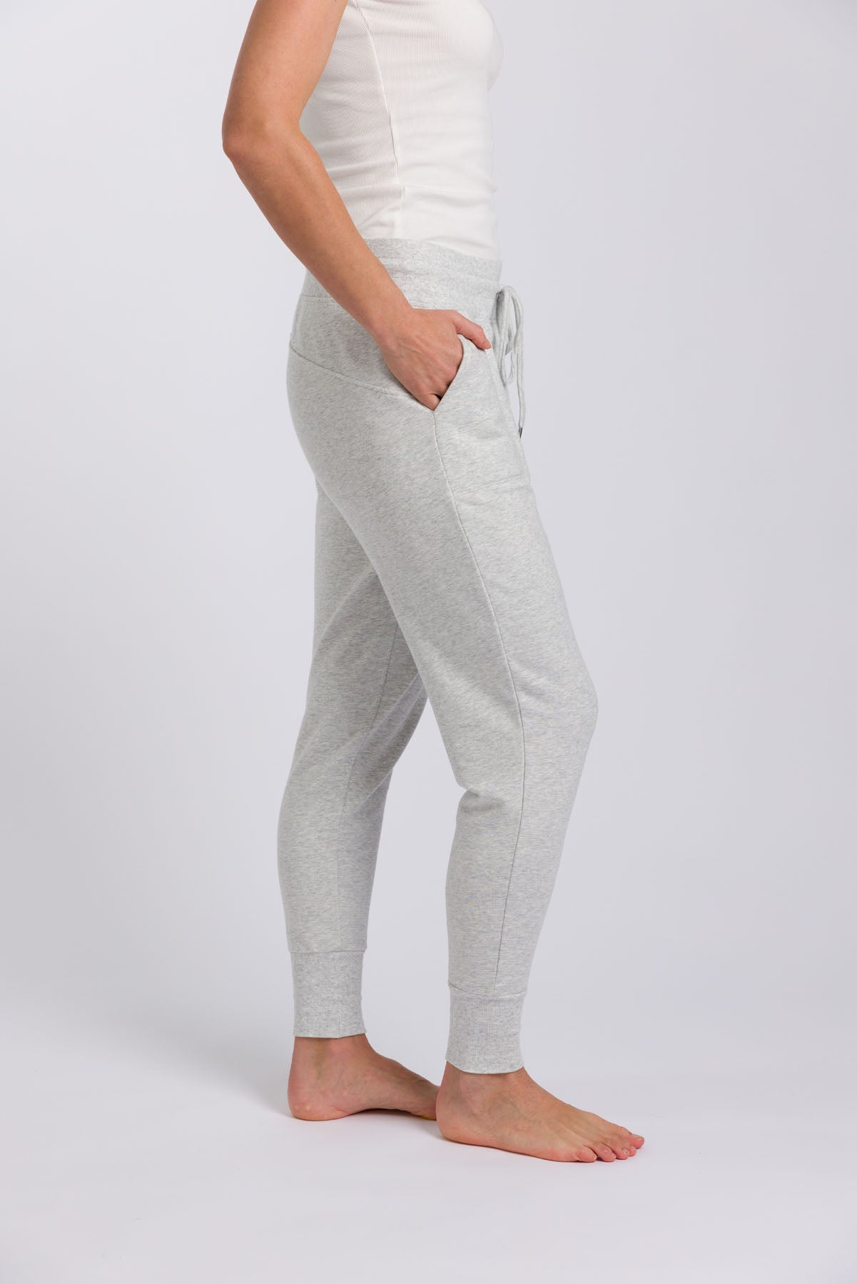 Heavenly Fleece Jogger Silver Marle