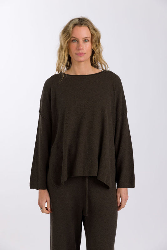 Winter Retreat Merino Pullover Sable