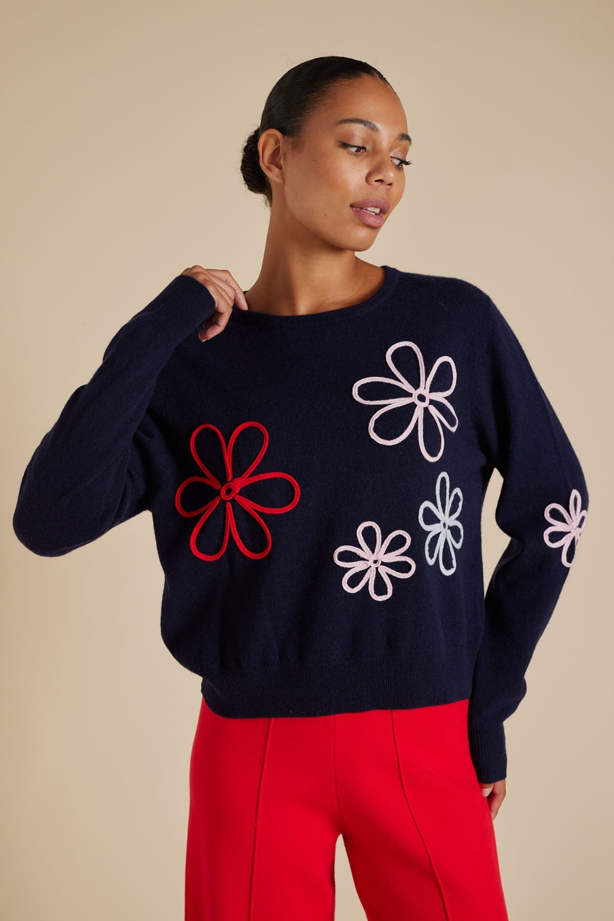 Arden Sweater Officer Navy