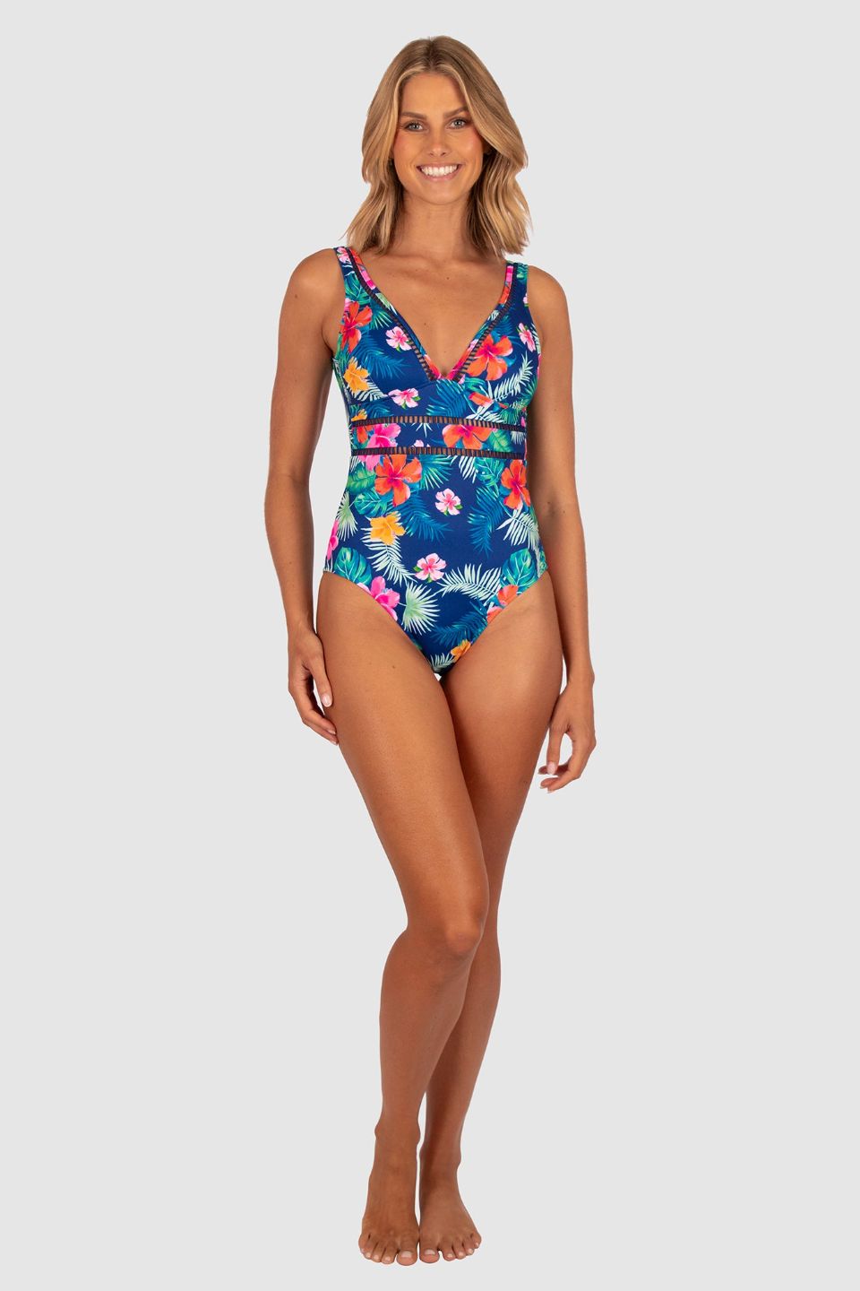 Maui Long Line One Piece Indigo