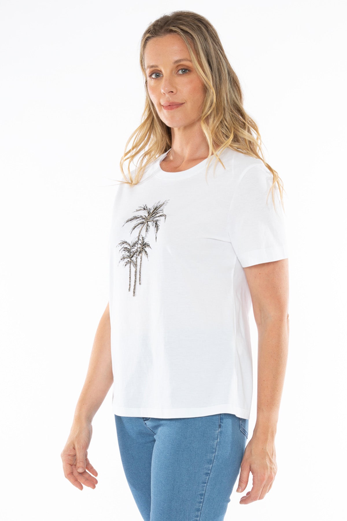 Beaded Palm Tee