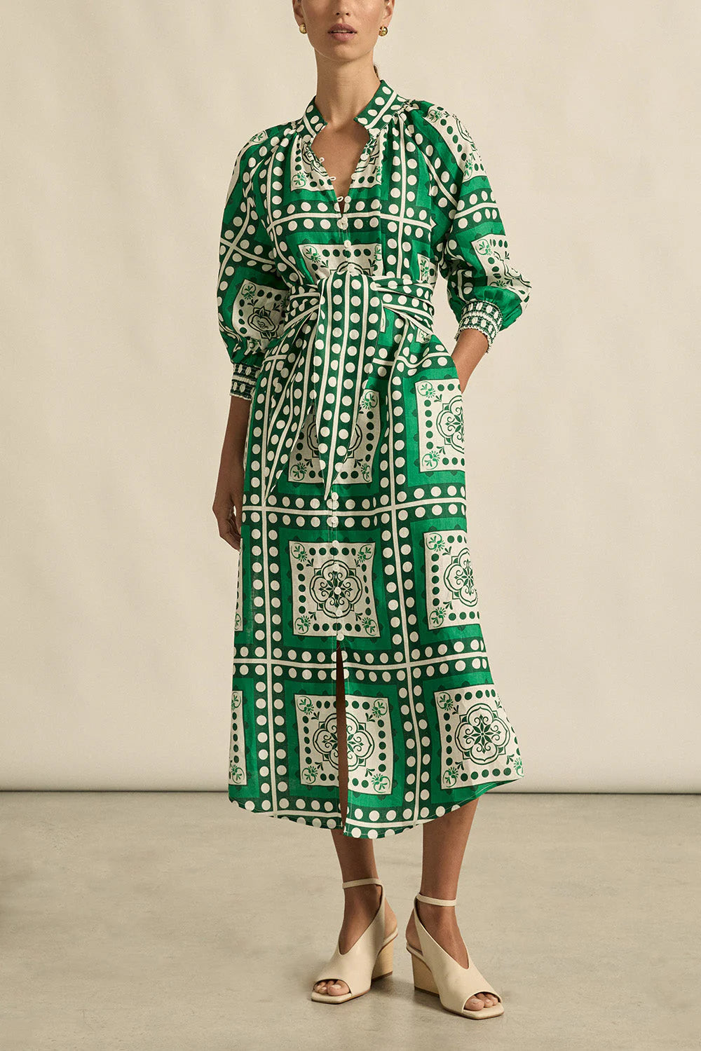 Flourish Dress Parrot Scarf 0
