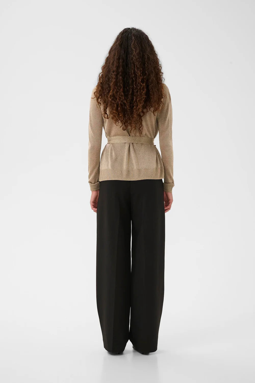 Tihaniiw Short Cardigan Dull Gold