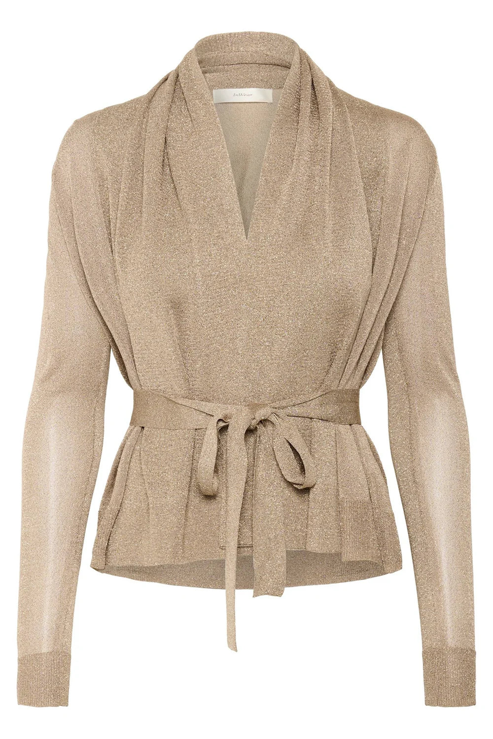 Tihaniiw Short Cardigan Dull Gold