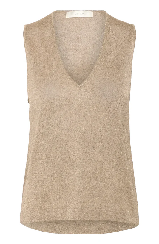 Thani Tank Dull Gold