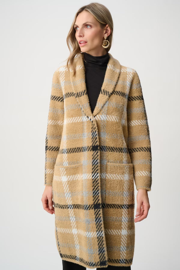 263954 Coat Camel Multi 4445