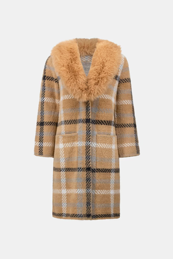 263954 Coat Camel Multi 4445