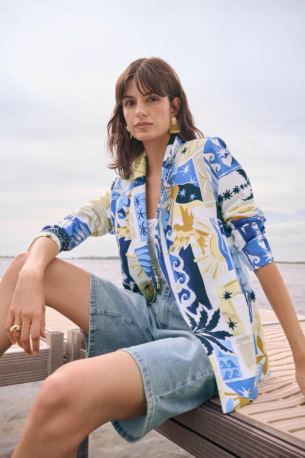 262941 Short Light Blue Denim