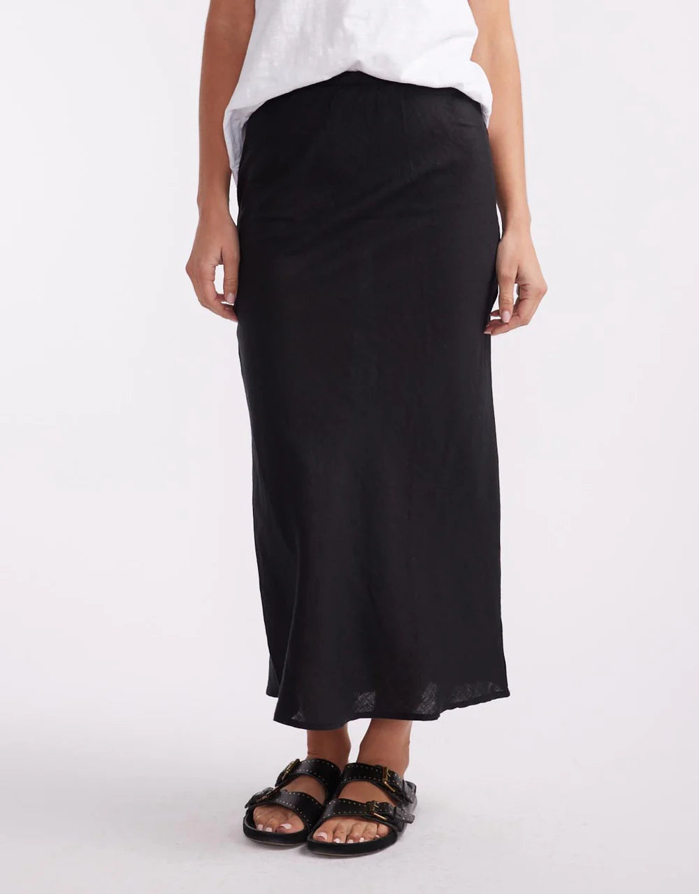 Linen Slip Skirt