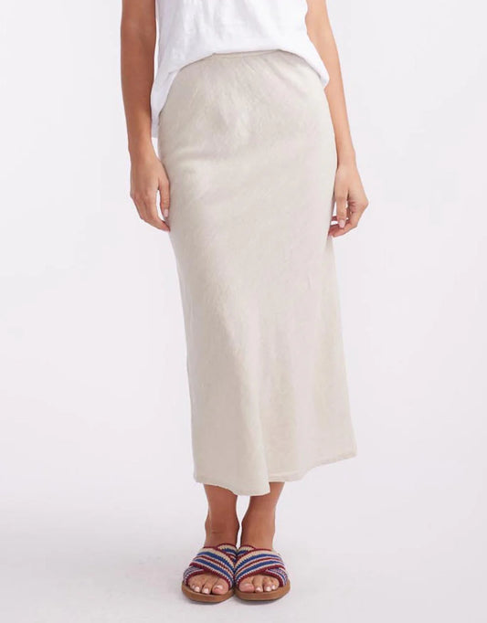 Linen Slip Skirt
