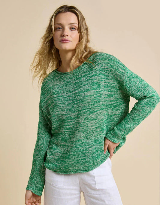 Spring Knit Green Melange