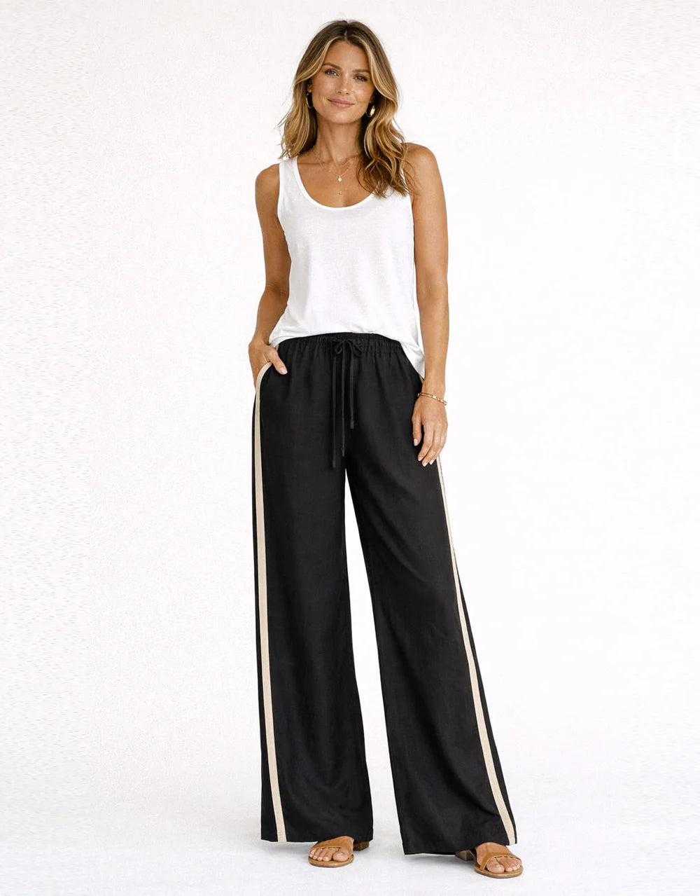 Monaco Pant Black/Natural