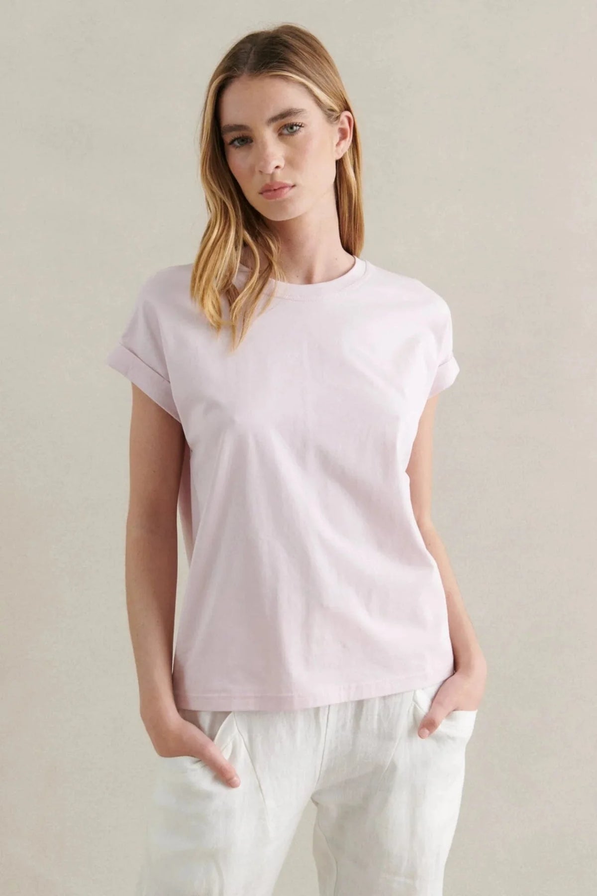 LL Rhodes Tee Soft Pink