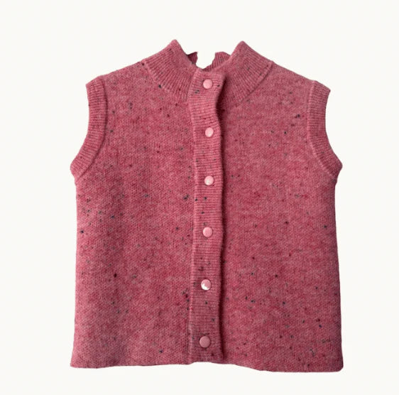 Speckle Knitted Vest