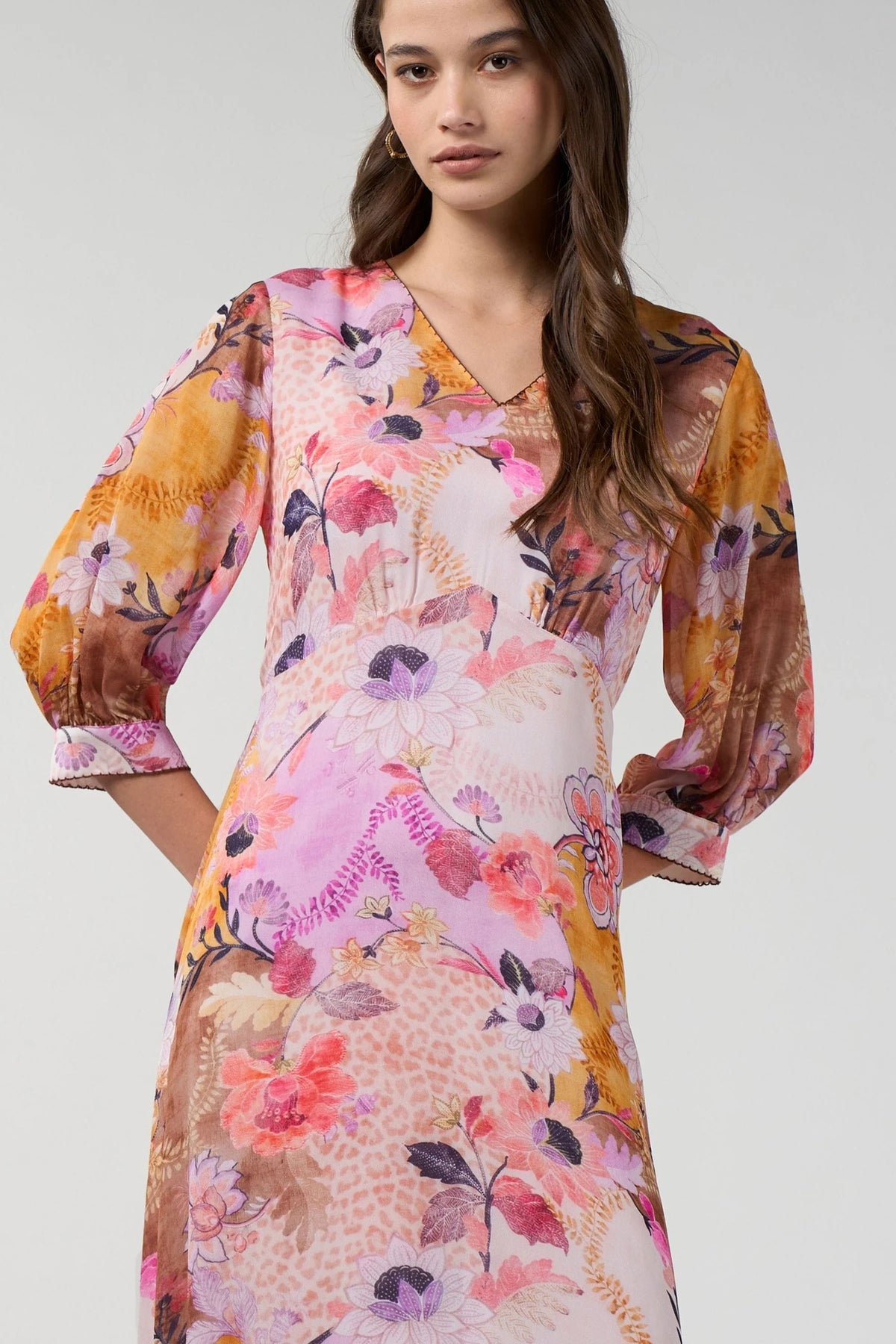 Batika Midi Dress Multi