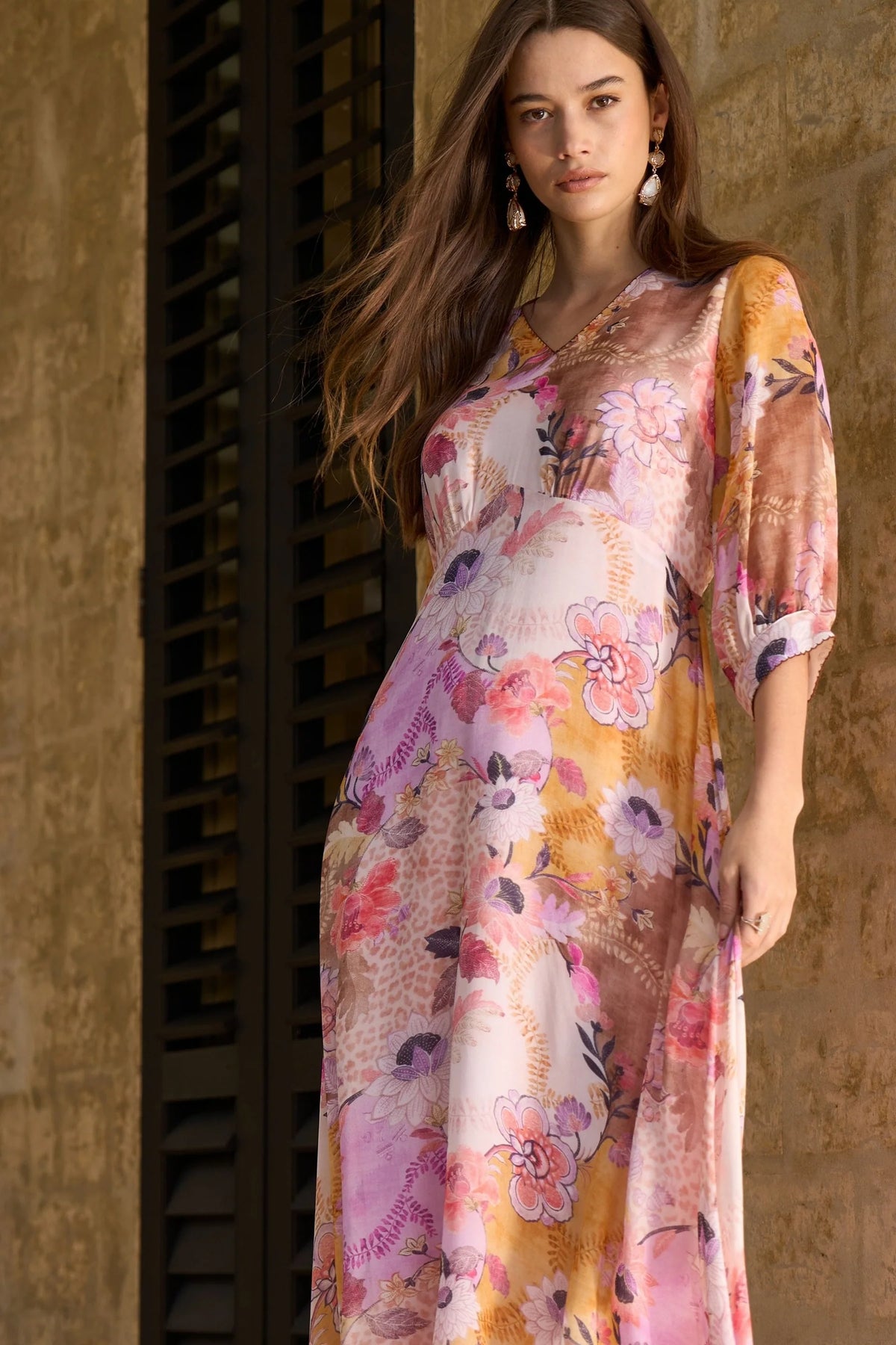 Batika Midi Dress Multi