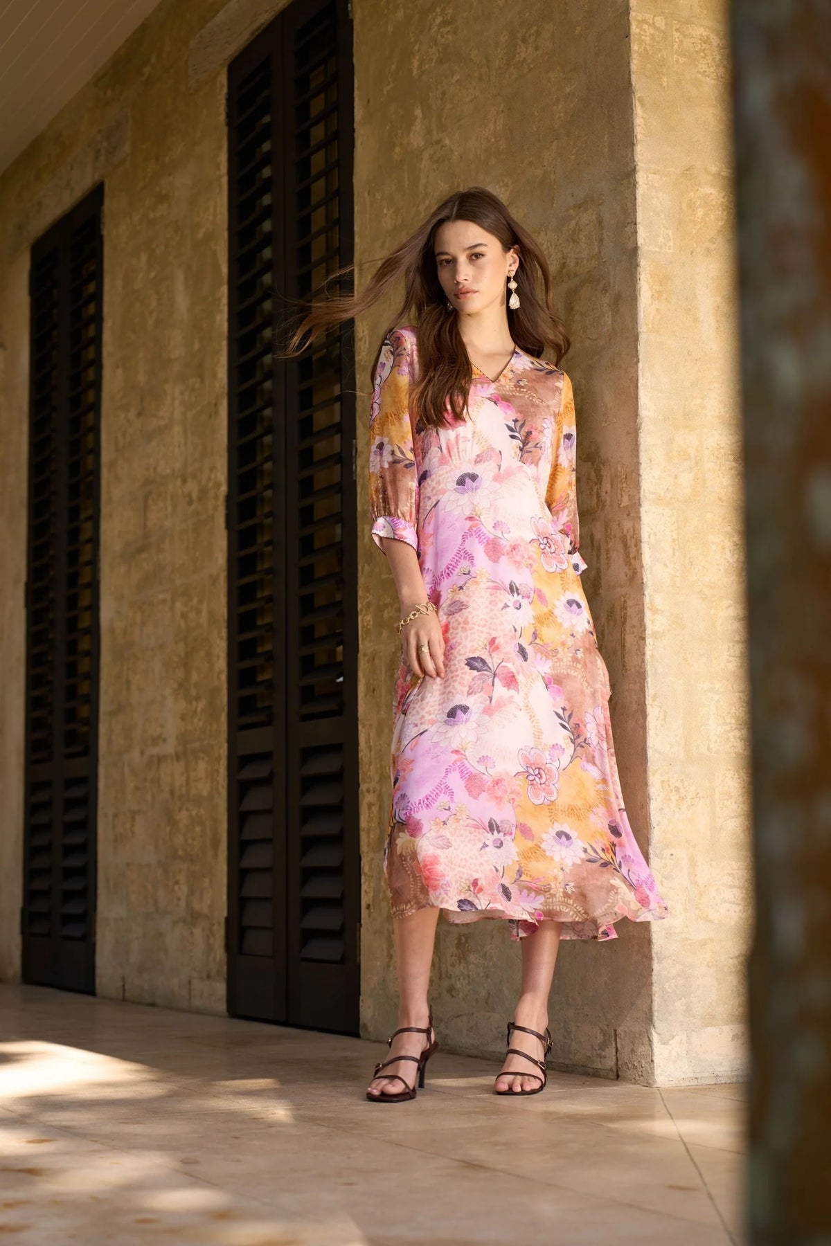 Batika Midi Dress Multi