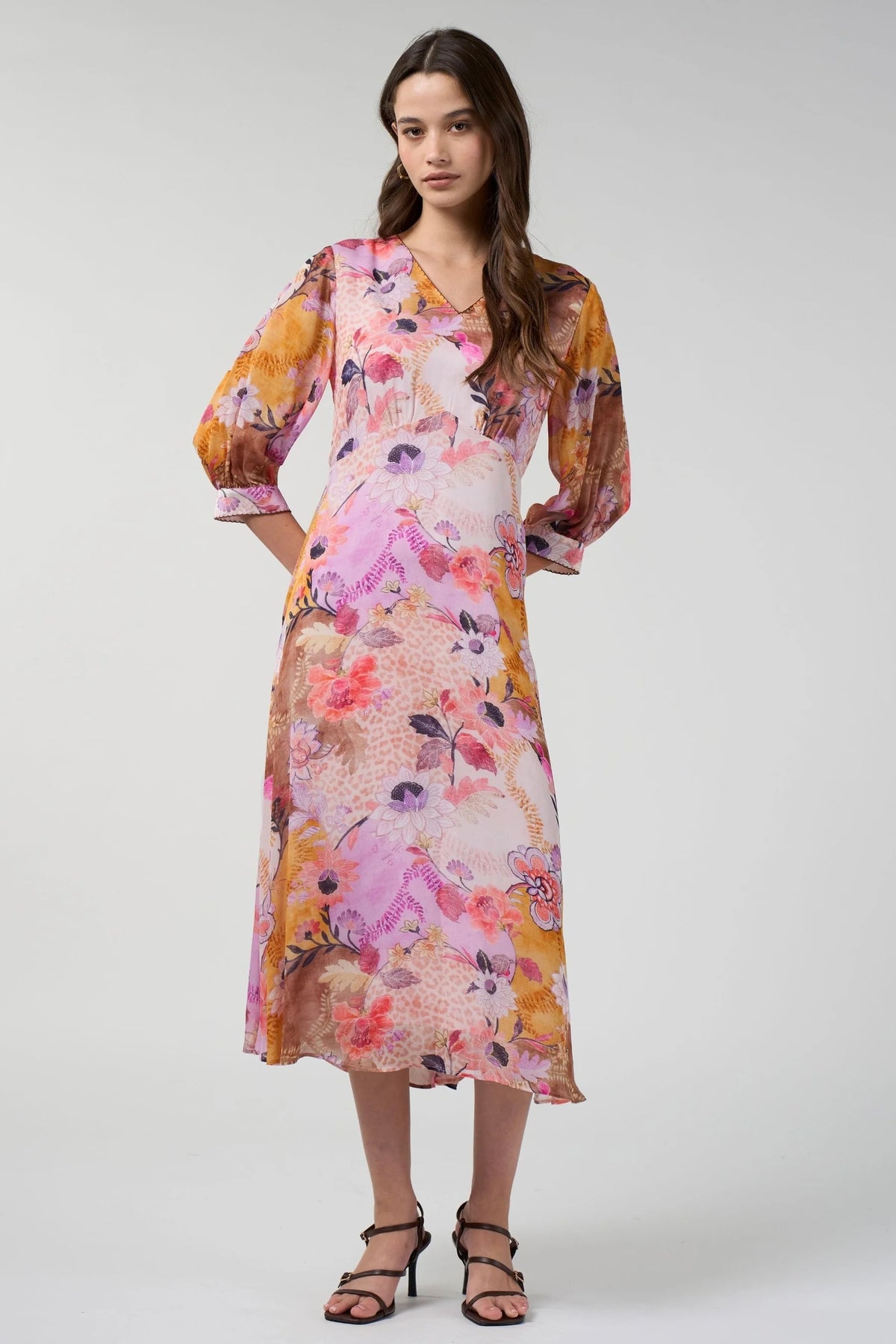 Batika Midi Dress Multi