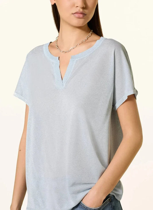 Kilana SS Blouse Skyway