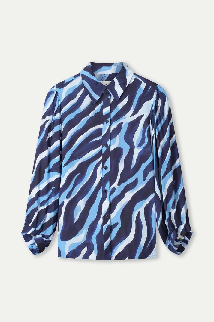Blouse Animal Blue