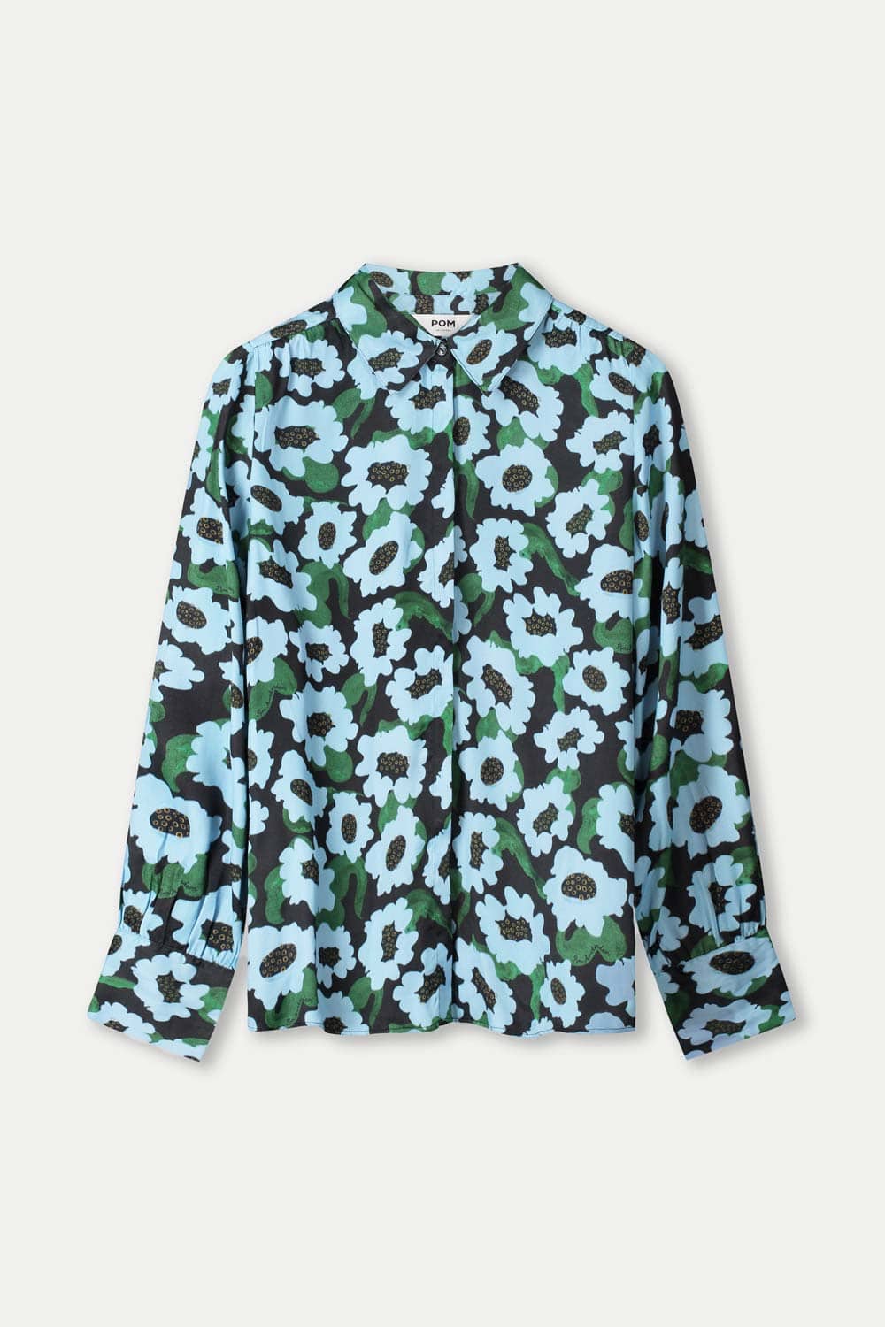 Wild Flowers Blue Blouse