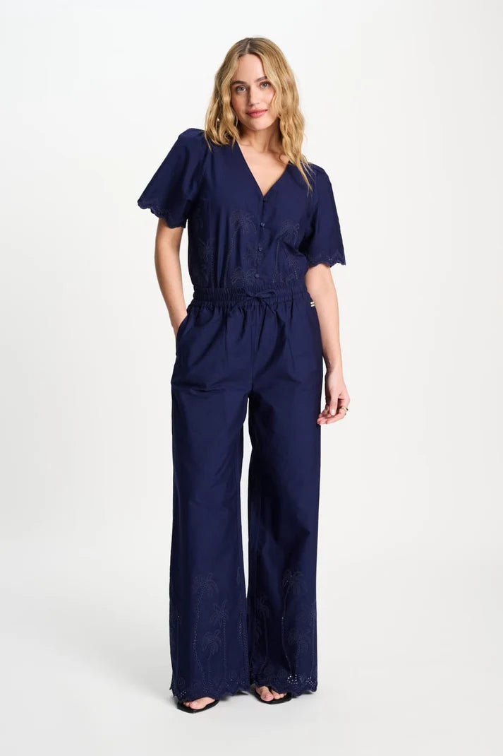 Pants Brdr Angls Ngt Blue