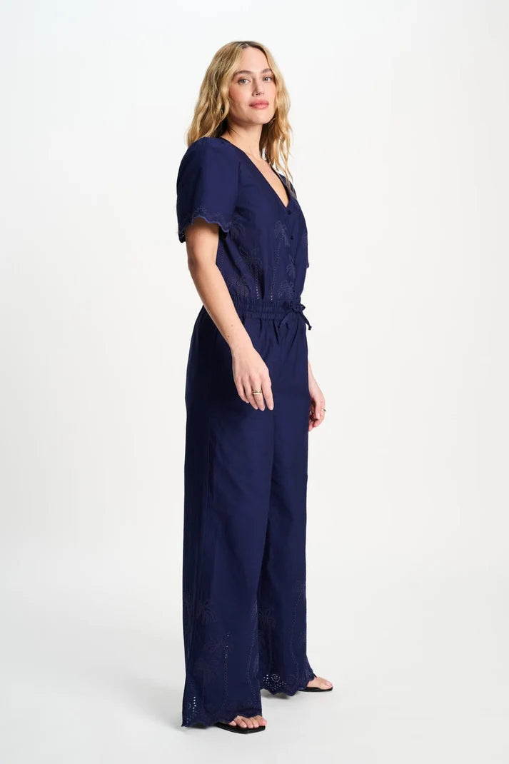 Pants Brdr Angls Ngt Blue