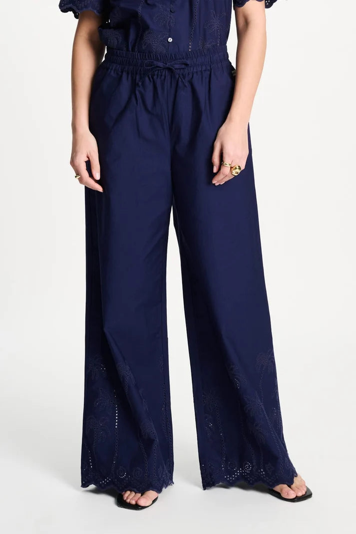 Pants Brdr Angls Ngt Blue