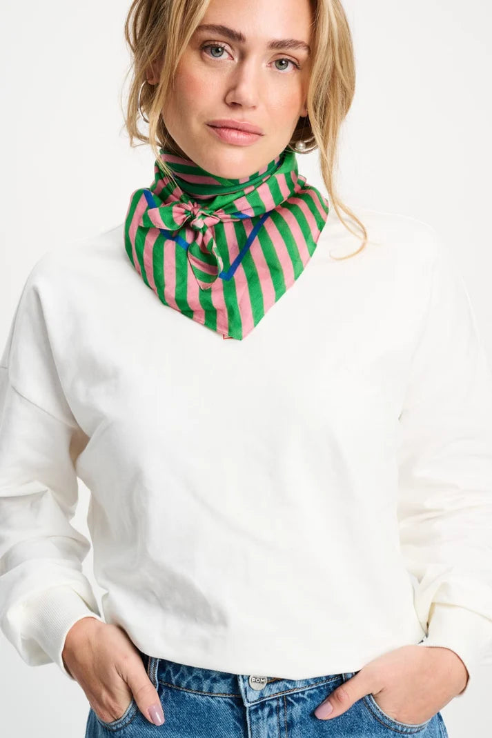 Shawl Stripe Palm Green