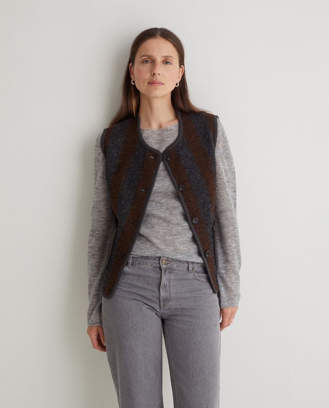 Vest Boiled Wool