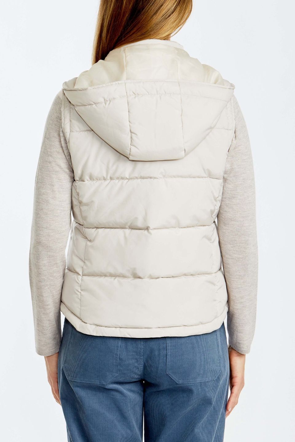 Short Puffer Vest Chino