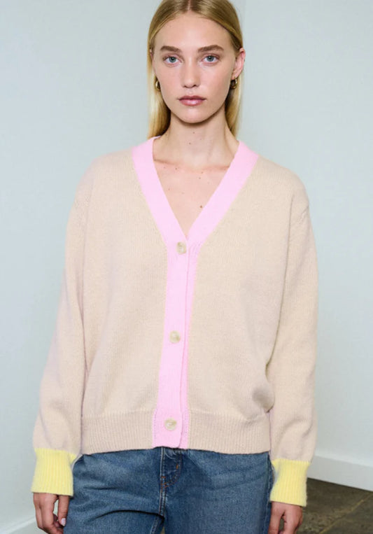 Colour Block Cardi