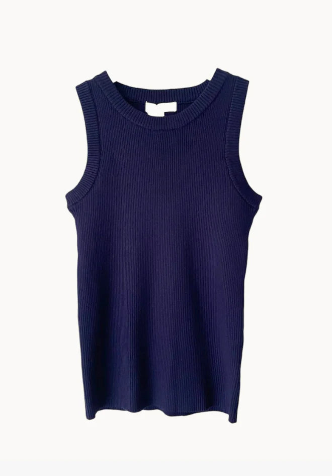 Eva Tank Top Navy