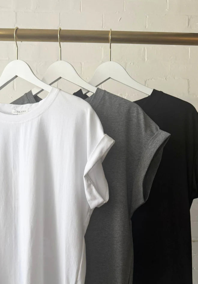 Rhodes Tee Charcoal