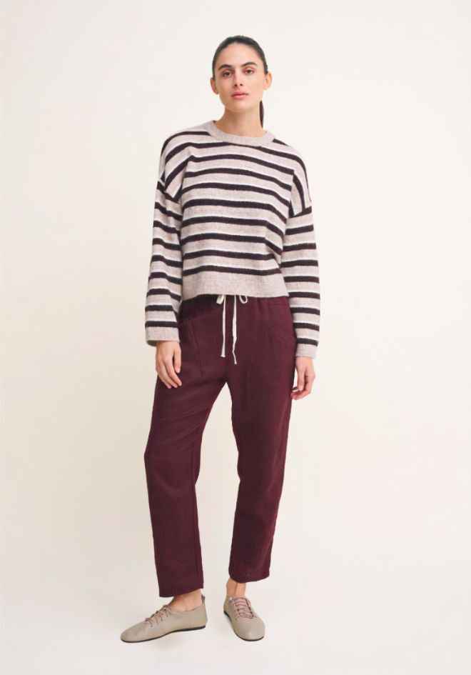 Luxe Pants Burgundy