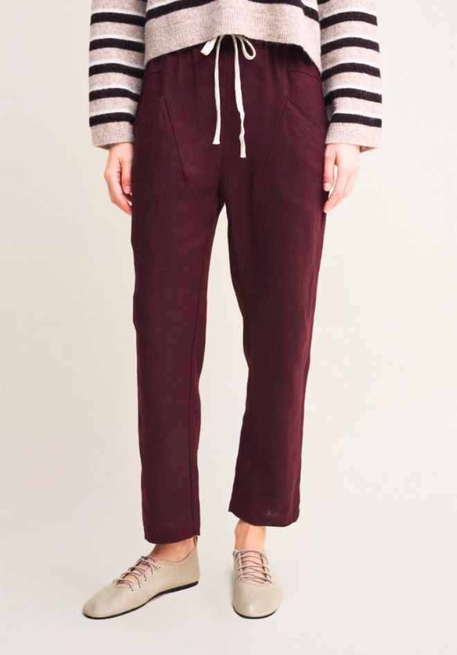 Luxe Pants Burgundy