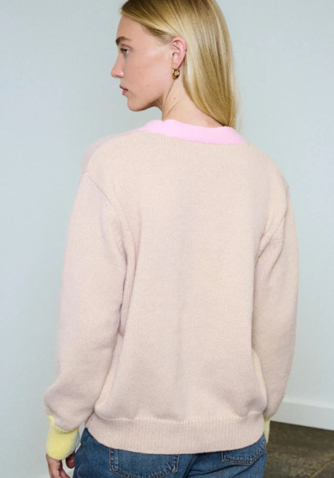 Colour Block Cardi