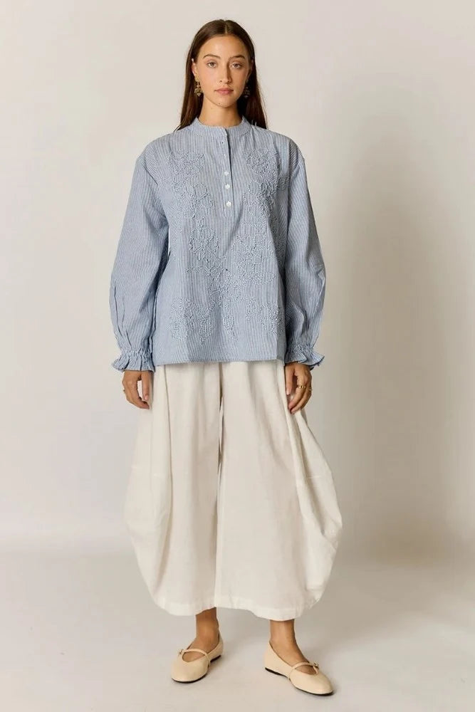 Cornelli Shirt Blue Stripe