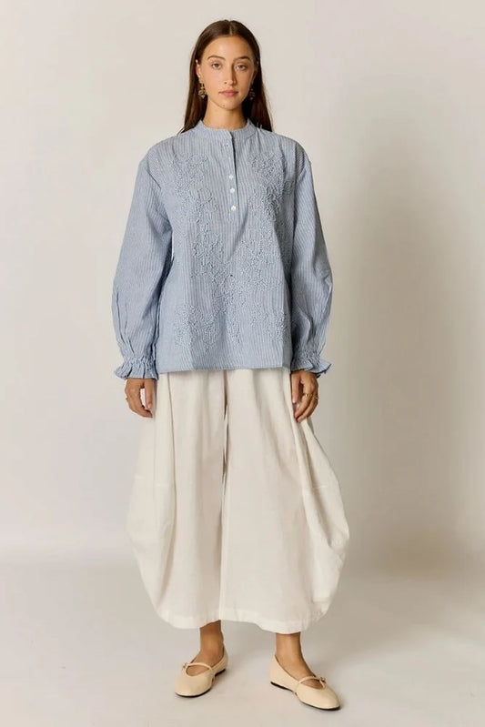 Cornelli Shirt Blue Stripe