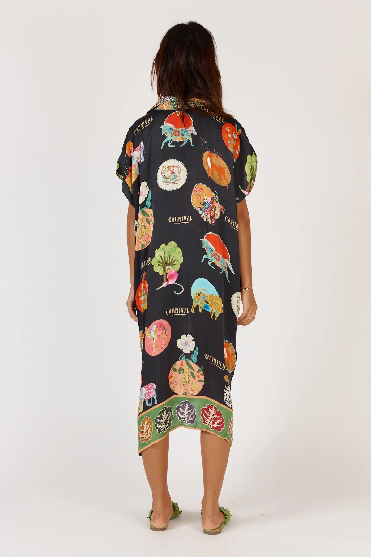 Down Under Kaftan Black