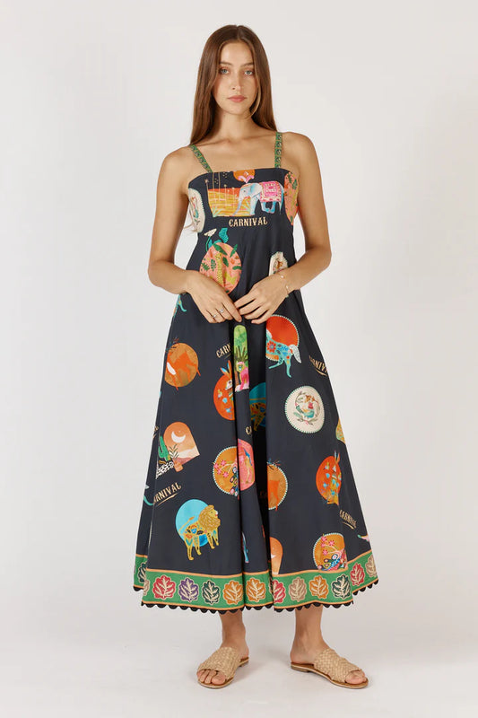 Down Under Sundress Black