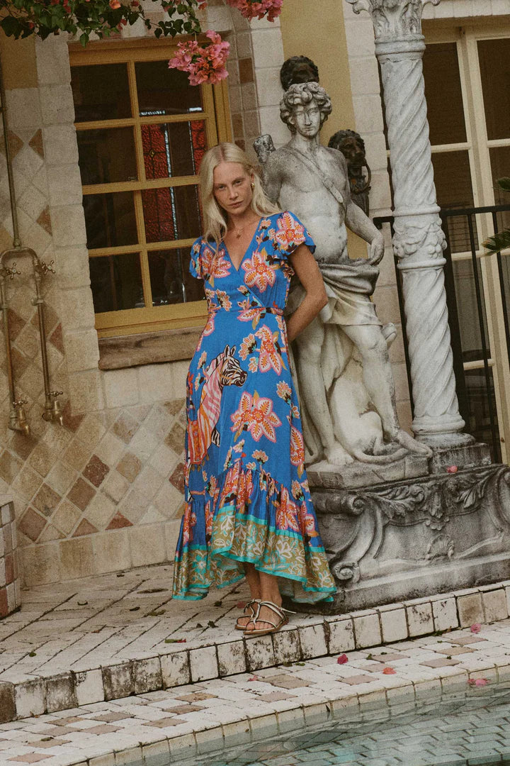 Tango Wrap Dress Print