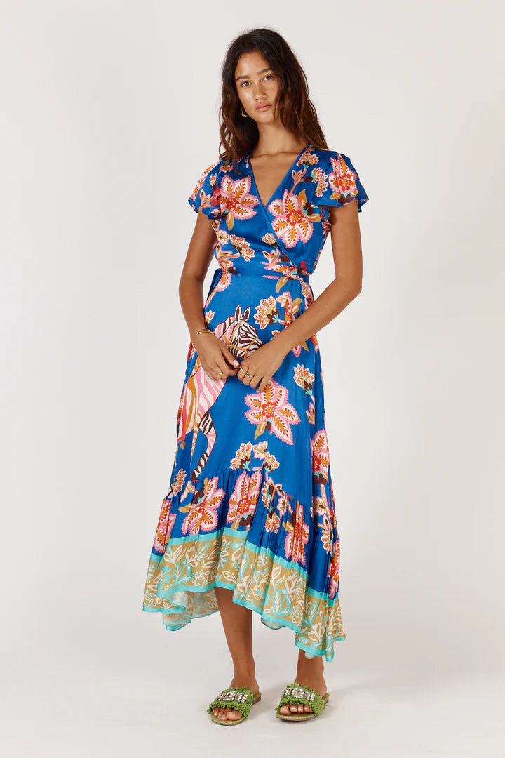 Tango Wrap Dress Print
