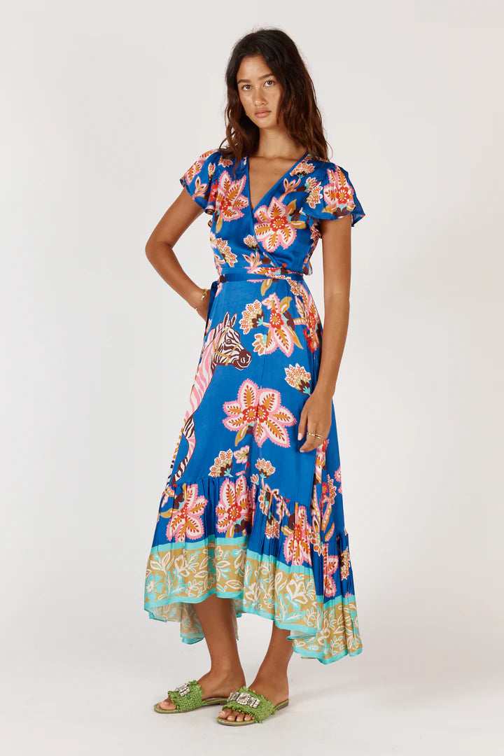 Tango Wrap Dress Print